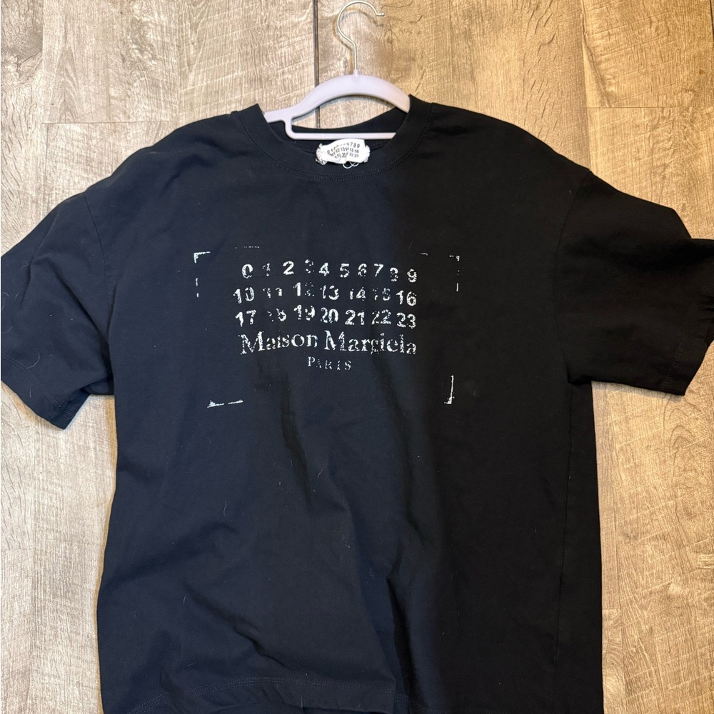 Maison Martin Margiela Black Short Sleeve Tee